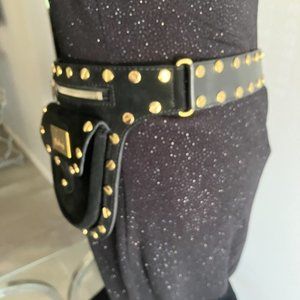 Vintage Belt Bag by High Society UK RARE Rock and Roll Harley